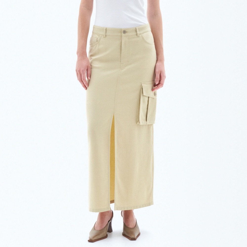 🔴 Filippa K - Re:sourced Crepe Cargo Maxi Skirt